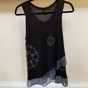 Desigual Asymmetrical Tank Top